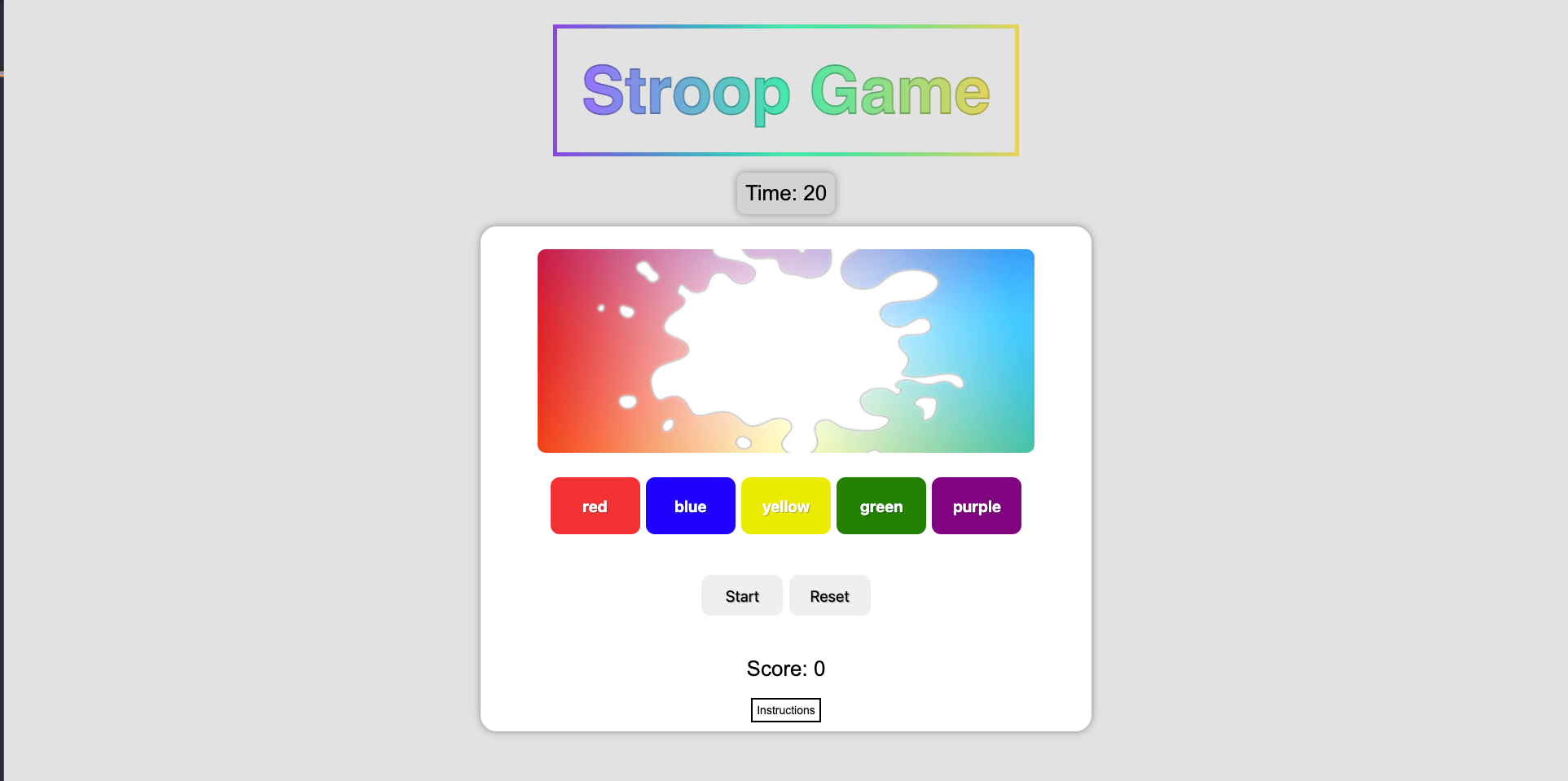 stroop-game